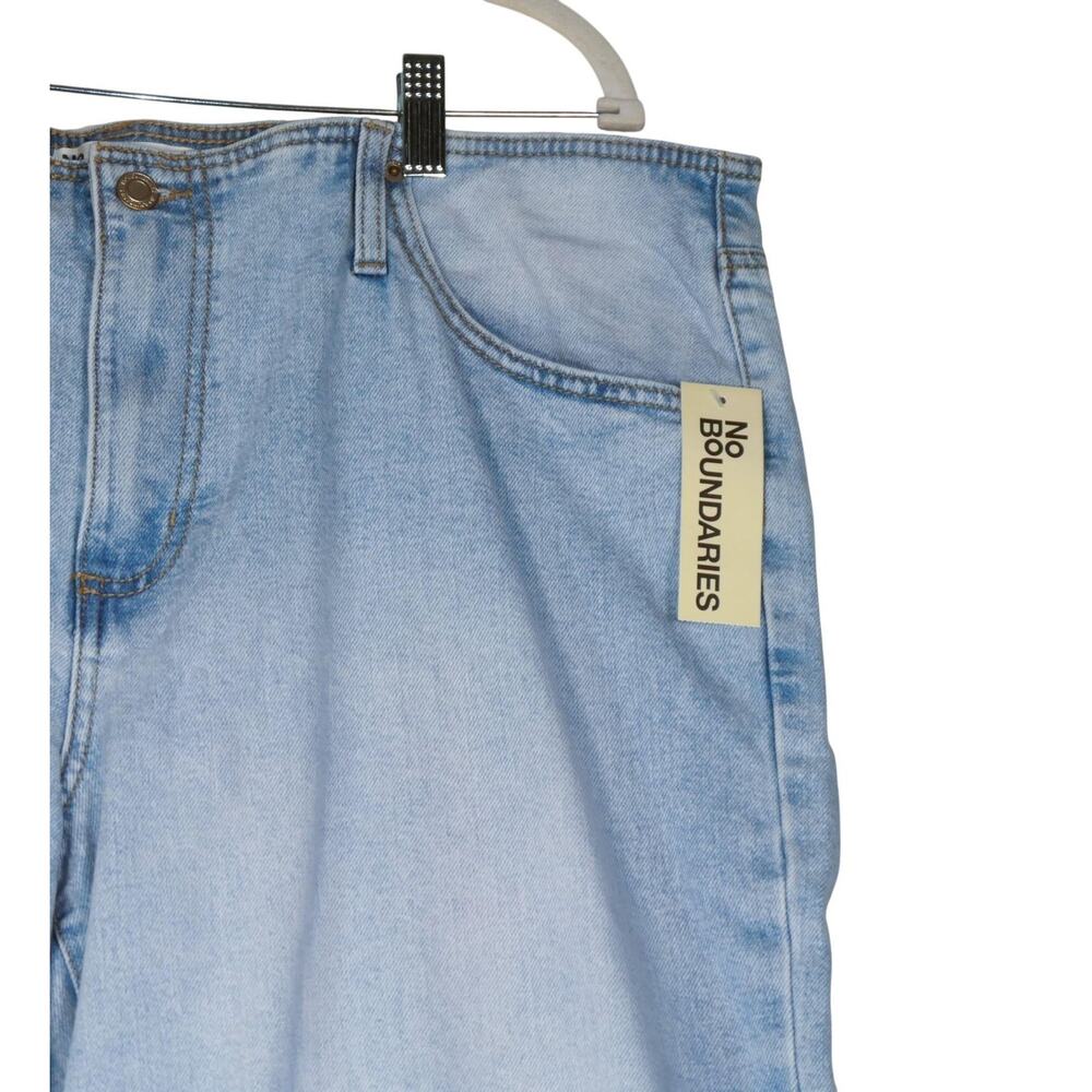 No Boundaries Jeans Womens 20 XXL Light Wash Wide Leg Baggy High Rise Stretch - Picture 5 of 14